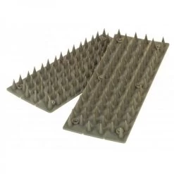 Vogelwering Met Afweerpinnen Grijs - 9 × 23 Cm