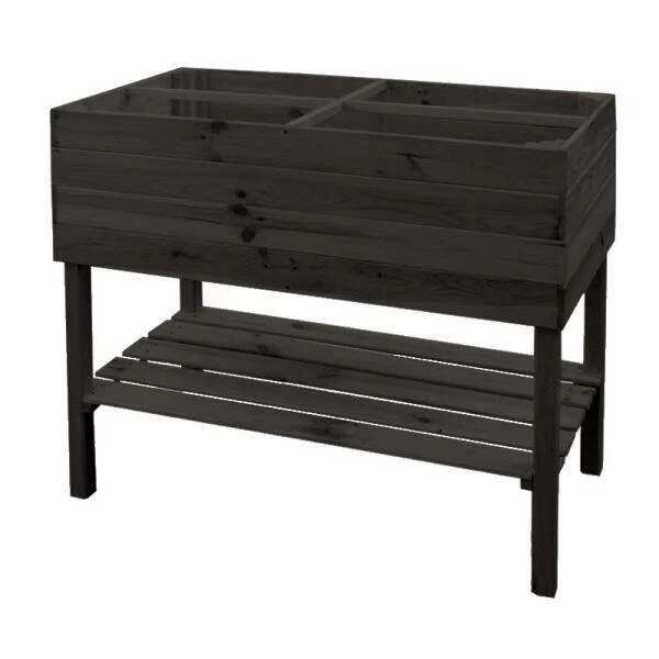 Kweekbak Verhoogd - Antraciet Grijs 100 × 50 × 80 Cm