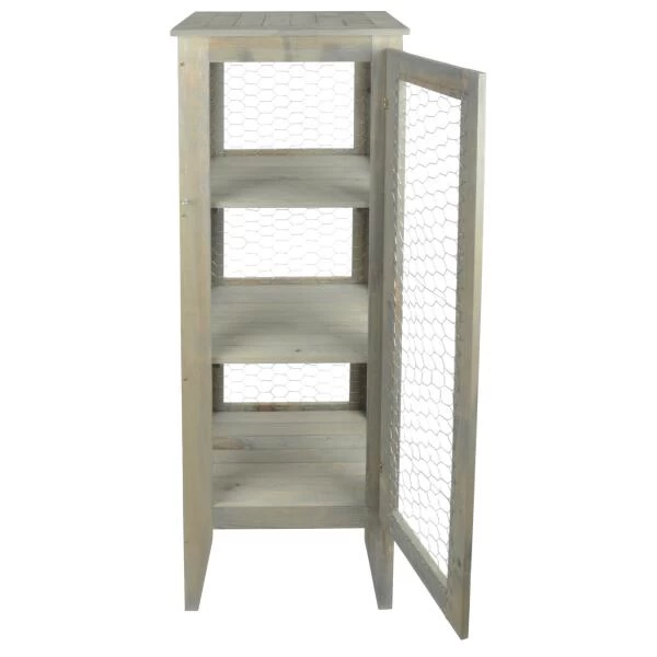 ESSCHERT DESIGN Landelijke étalagekast - Kippengaas - Afbeelding 4