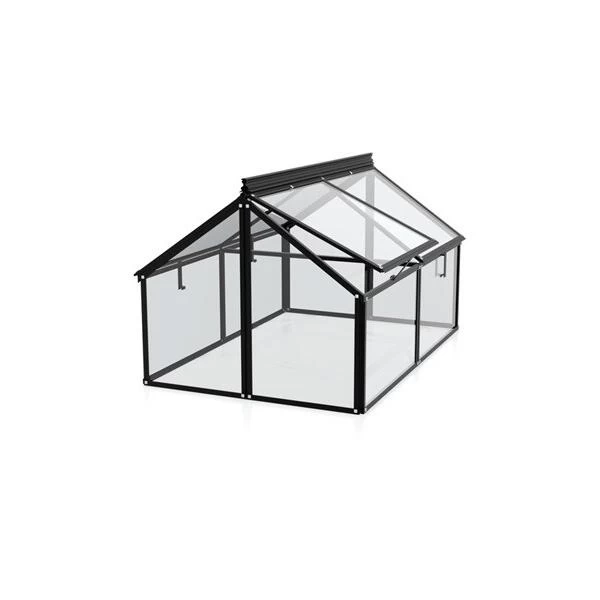 Vitavia Gaia Jumbo Miniserre Aluminium Zwart - 83 × 119 Cm - 0,99 M²