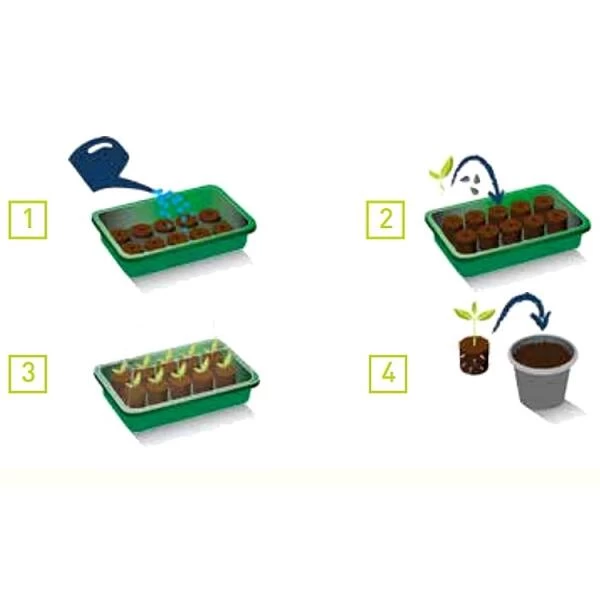 Onderschaal Voor 28 Turftabletten - Afbeelding 2
