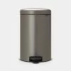Pedaalemmer NewIcon BRABANTIA - 20 Liter Platinum