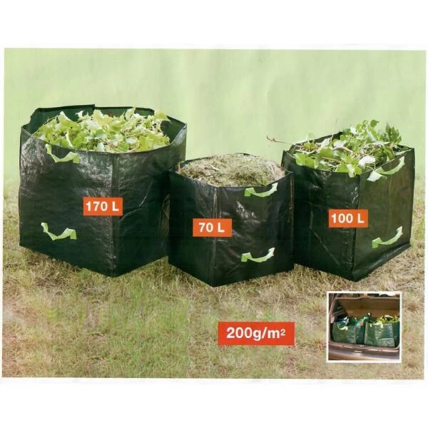 Zakken Voor Tuinafval Of Transport - Set Van 3 Stuks - Afbeelding 2